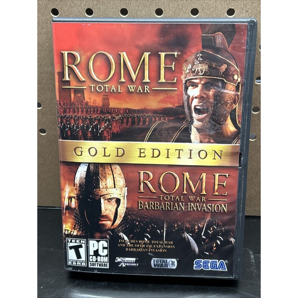 Rome: Total War -- Gold Edition (PC, 2006) Complete With All Discs & Prod Key